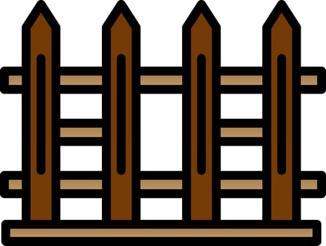 Fence Vector Icon Design