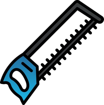 Bow saw Vector Icon Design