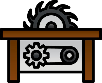 Machine Vector Icon Design