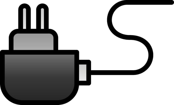 Mobile charger Vector Icon Design