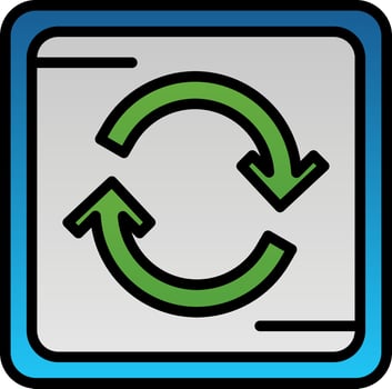 Reload Vector Icon Design