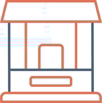 Ticket Window Vector Icon