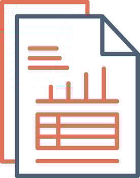 Data Report Vector Icon
