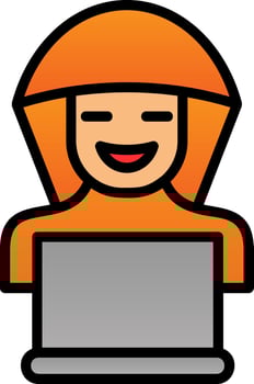 Hacker Vector Icon Design
