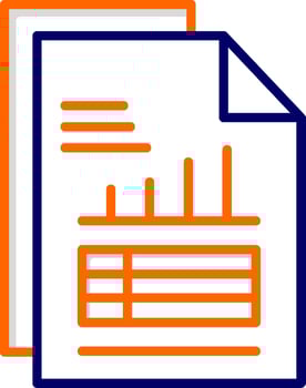 Data Report Vector Icon