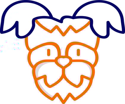 Yorkshire Terrier Vector Icon