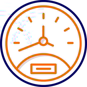 Speedometer Vector Icon
