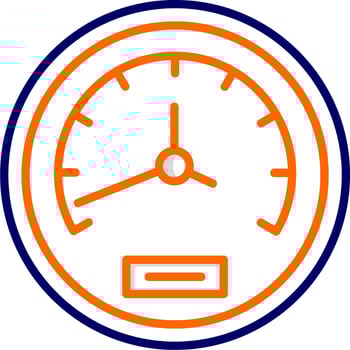 Speedometer Vector Icon