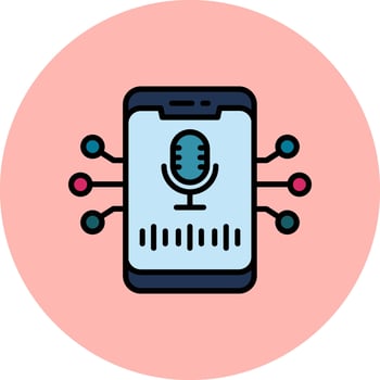 Voice Assistant Vector Icon