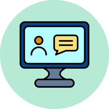 Online Education Vector Icon