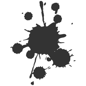 abstract of ink stroke and ink splash for grunge design elements. Black paint stroke splash and Hand drawn illustration brush for dirty texture. png