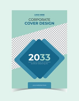 Corporate Cover Design Template in A4, Portfolio, Flyer, Banner, Annual Report, Magazine,Poster, Business Presentation, corporate brochure design. vector