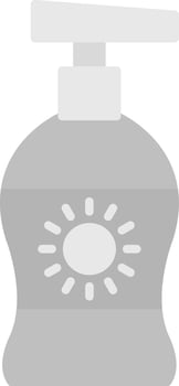 After Sun Lotion Vector Icon
