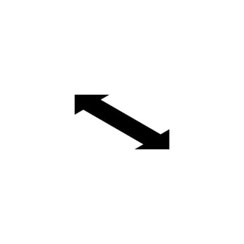 Isometric direction arrow symbol. Vector icon illustration