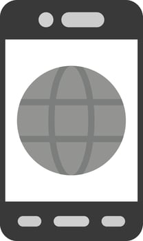 Mobile Web Vector Icon