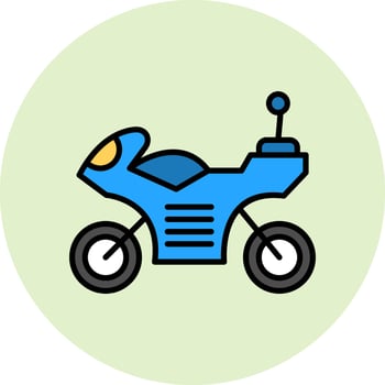 Motorbike Vector Icon