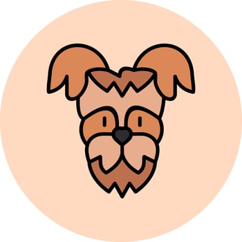 Yorkshire Terrier Vector Icon