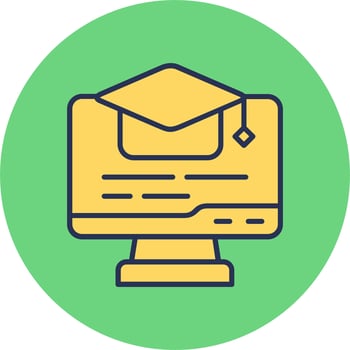 Elearning Vector Icon