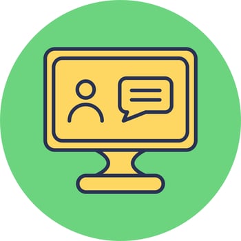 Online Education Vector Icon