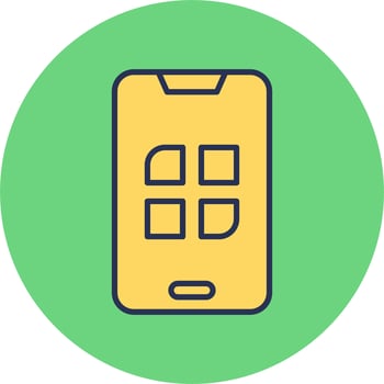 Mobile App Vector Icon