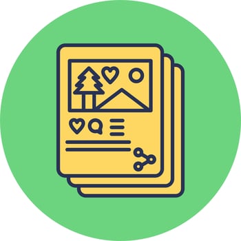 Social Media Vector Icon