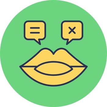 Gossip Vector Icon