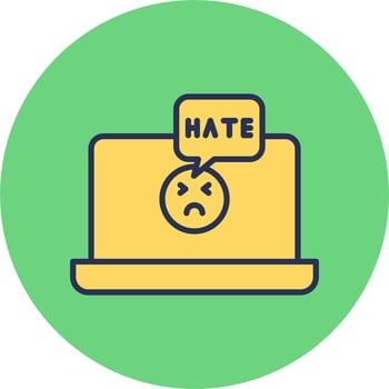 Hate Vector Icon