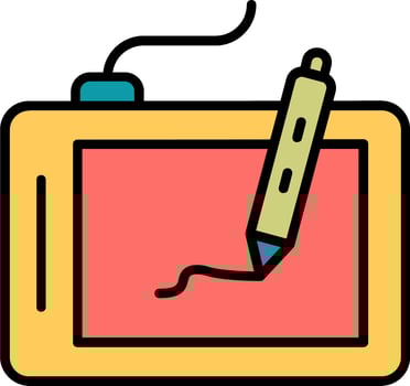 Drawing Tablet Vector Icon
