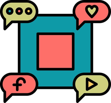 Social Media Vector Icon
