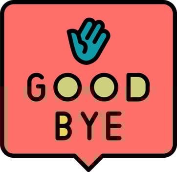 Good Bye Vector Icon
