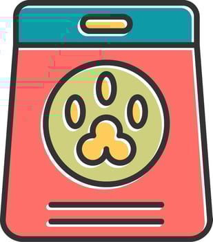 Pets Food Vector Icon