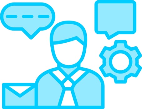 Client Support Vector Icon