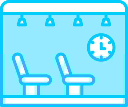 Waiting Room Vector Icon