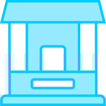 Ticket Window Vector Icon