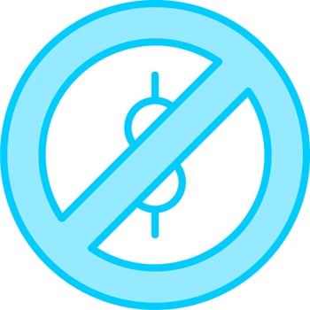 Cash Forbidden Vector Icon