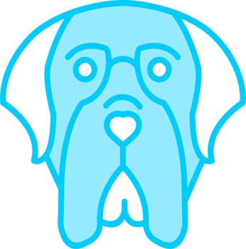 English Mastiff Vector Icon