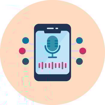 Voice Assistant Vector Icon