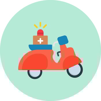Motorbike Vector Icon