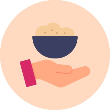 Food Donation Vector Icon