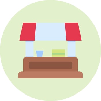 Food Stall Vector Icon