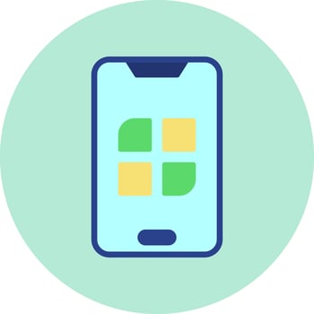 Mobile App Vector Icon