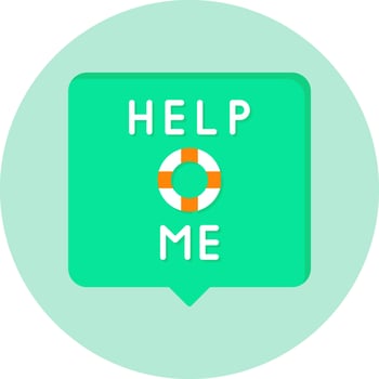 Help Me Vector Icon