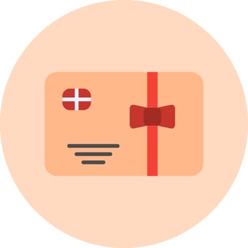 Gift Card Vector Icon