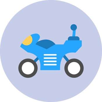 Motorbike Vector Icon