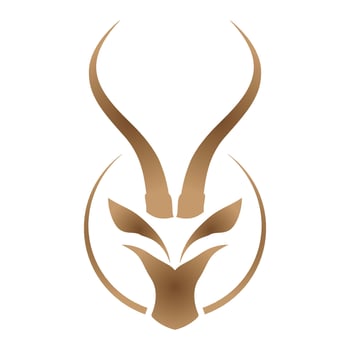 antelope logo vector illustrations design icon logo