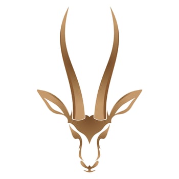antelope logo vector illustrations design icon logo