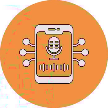 Voice Assistant Vector Icon