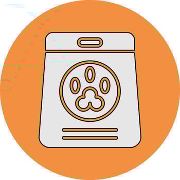 Pets Food Vector Icon