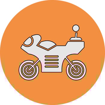 Motorbike Vector Icon
