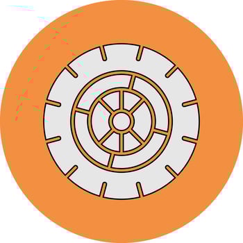 Wheel Vector Icon